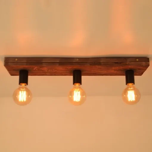 Farmhouse Light Ceiling Light 60cm Wood Light Country Light Dining Room Light Kitchen Light Island Light Fixture Farmhouse Ceiling