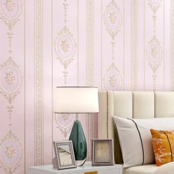 Farmhouse Style Wallpaper Non-woven Wallpaper Adhesive Required Wall Mural,Cabinet Furniture Countertop Paper Roll Wallpaper,20.8