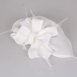 Fascinators Fabric Kentucky Derby Horse Race Elegant Retro With Feather Bowknot Headpiece Headwear