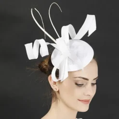 Fascinators Faux Linen Wedding Kentucky Cocktail Royal Astcot Fashion Vintage With Bowknot Headpiece Headwear dress to impress Race Day Dress