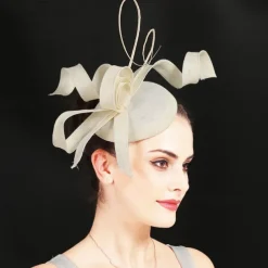 Fascinators Faux Linen Wedding Kentucky Cocktail Royal Astcot Fashion Vintage With Bowknot Headpiece Headwear dress to impress Race Day Dress