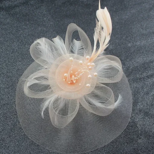 Fascinators Hats Headwear Organza Floppy Hat Top Hat Veil Hat Horse Race Cocktail Elegant Retro With Feather Bows Headpiece Headwear