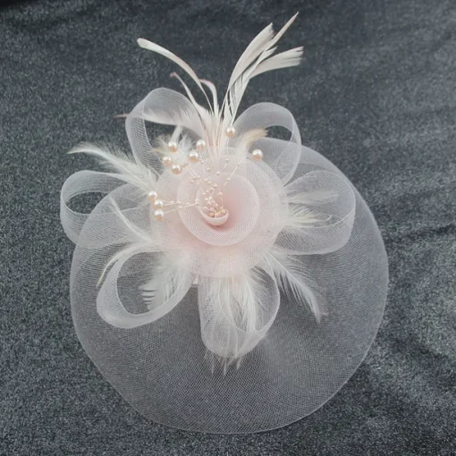 Fascinators Hats Headwear Organza Floppy Hat Top Hat Veil Hat Horse Race Cocktail Elegant Retro With Feather Bows Headpiece Headwear