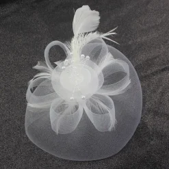 Fascinators Hats Headwear Organza Floppy Hat Top Hat Veil Hat Horse Race Cocktail Elegant Retro With Feather Bows Headpiece Headwear