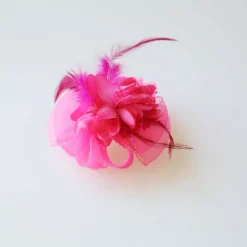 Fascinators Headwear Feather Net Wedding Tea Party Horse Race Ladies Day Cocktail Vintage Style Elegant With Floral Headpiece Headwear dress to impress Race Day Dress