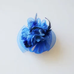 Fascinators Headwear Feather Net Wedding Tea Party Horse Race Ladies Day Cocktail Vintage Style Elegant With Floral Headpiece Headwear dress to impress Race Day Dress