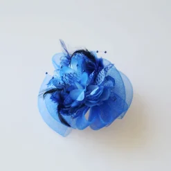 Fascinators Headwear Feather Net Wedding Tea Party Horse Race Ladies Day Cocktail Vintage Style Elegant With Floral Headpiece Headwear dress to impress Race Day Dress