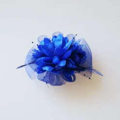 Fascinators Headwear Feather Net Wedding Tea Party Horse Race Ladies Day Cocktail Vintage Style Elegant With Floral Headpiece Headwear dress to impress Race Day Dress