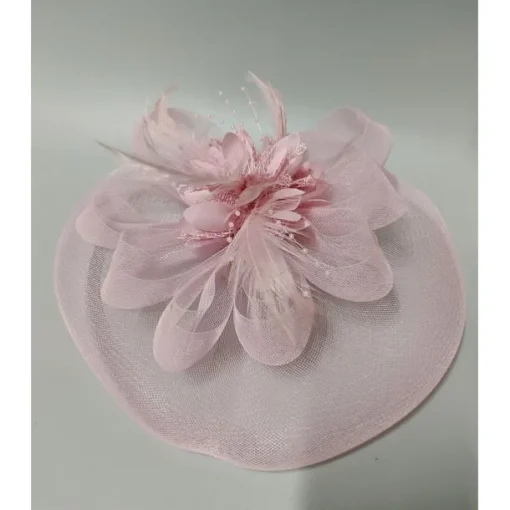 Fascinators Headwear Headpiece Net Veil Hat Wedding Ladies Day With Floral Face Veil Headpiece Headwear