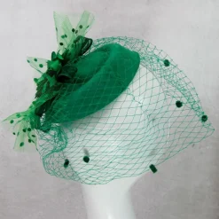 Fascinators Kentucky Derby Hat Headwear Headpiece Net Veil Hat Wedding Ladies Day Cocktail Royal Astcot With Cap Floral Headpiece Headwear