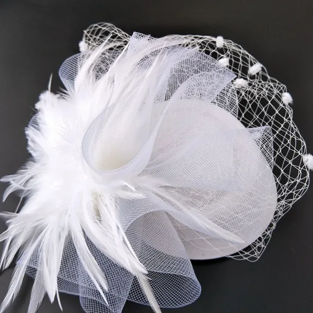 Fascinators Kentucky Derby Hat Headwear Net Pillbox Hat Wedding Special Occasion Horse Race Ladies Day Melbourne Cup With Floral Headpiece Headwear