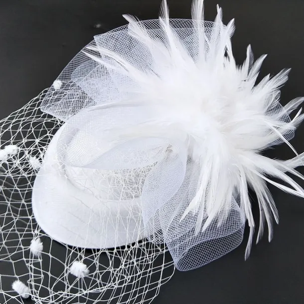Fascinators Kentucky Derby Hat Headwear Net Pillbox Hat Wedding Special Occasion Horse Race Ladies Day Melbourne Cup With Floral Headpiece Headwear