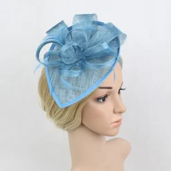 Fascinators Kentucky Derby Hat Flowers Headwear Plastic Saucer Hat Wedding Special Occasion Party / Evening Ladies Day Melbourne Cup With Floral Headpiece Headwear