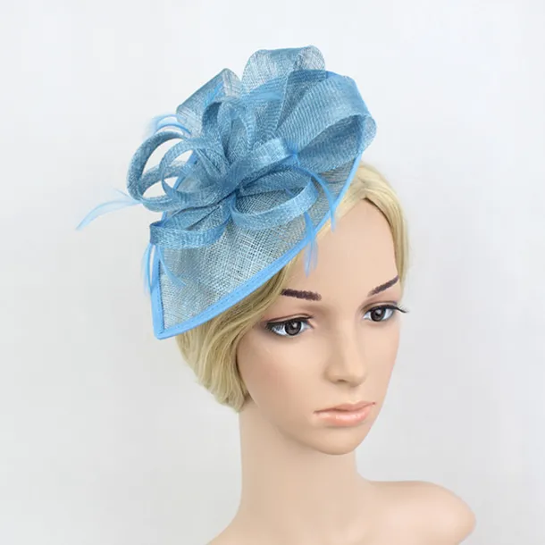 Fascinators Kentucky Derby Hat Flowers Headwear Plastic Saucer Hat Wedding Special Occasion Party / Evening Ladies Day Melbourne Cup With Floral Headpiece Headwear