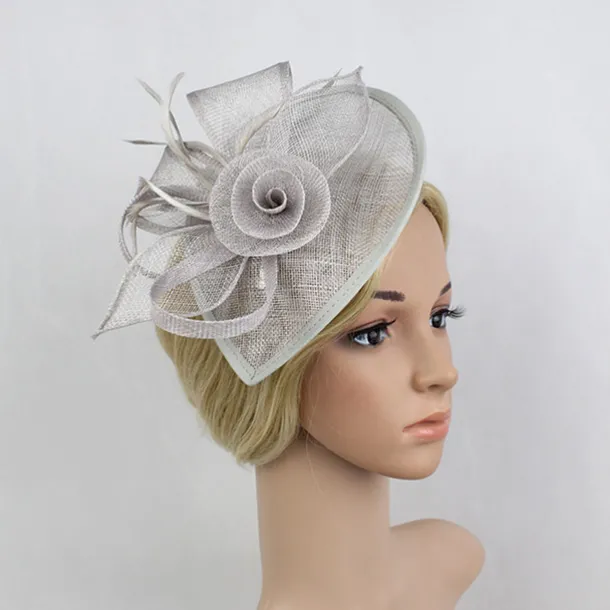 Fascinators Kentucky Derby Hat Flowers Headwear Plastic Saucer Hat Wedding Special Occasion Party / Evening Ladies Day Melbourne Cup With Floral Headpiece Headwear