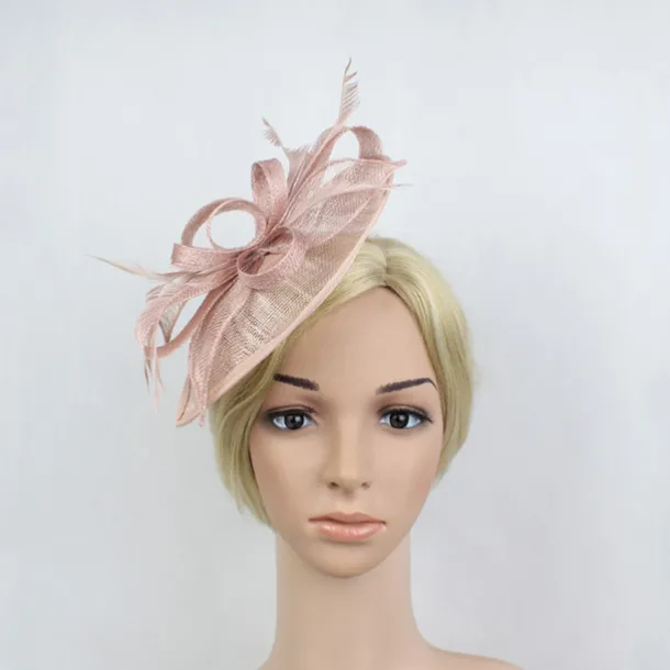 Fascinators Kentucky Derby Hat Flowers Headwear Plastic Saucer Hat Wedding Special Occasion Party / Evening Ladies Day Melbourne Cup With Floral Headpiece Headwear