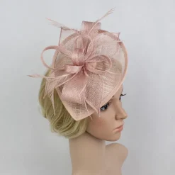 Fascinators Kentucky Derby Hat Flowers Headwear Plastic Saucer Hat Wedding Special Occasion Party / Evening Ladies Day Melbourne Cup With Floral Headpiece Headwear