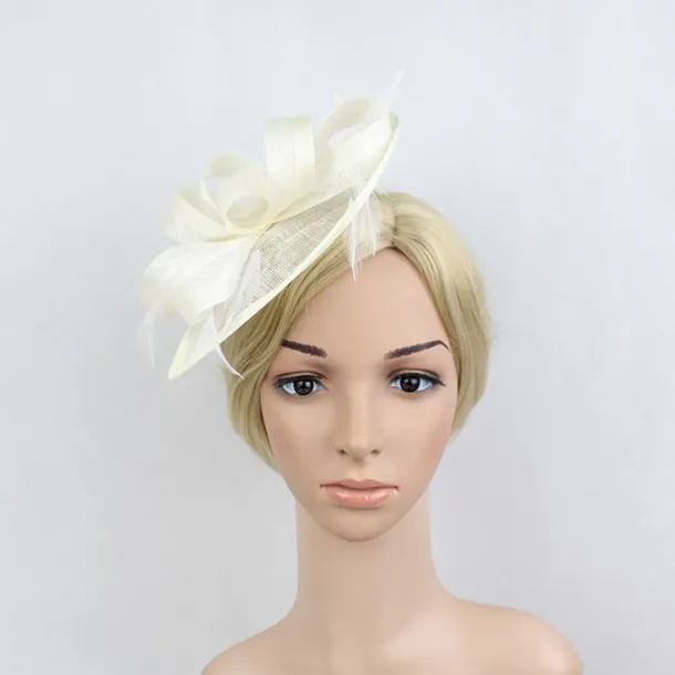 Fascinators Kentucky Derby Hat Flowers Headwear Plastic Saucer Hat Wedding Special Occasion Party / Evening Ladies Day Melbourne Cup With Floral Headpiece Headwear