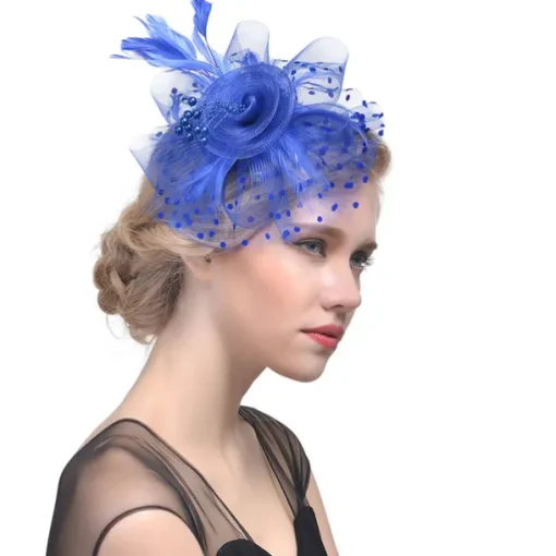 Fascinators Kentucky Derby Hat Headwear Organza Polyester / Polyamide Bucket Hat Party Holiday Melbourne Cup Cocktail Royal Astcot With Feather MiniSpot Headwear