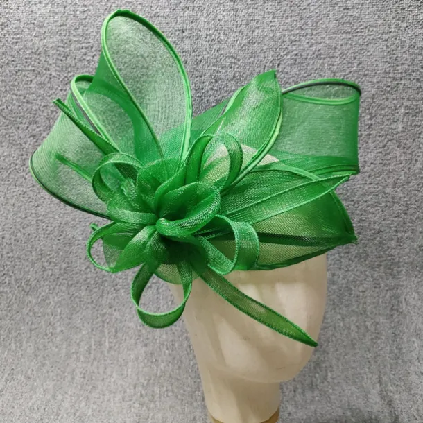 Fascinators Net Veil Hat Wedding Horse Race With Cap Floral Headpiece Headwear