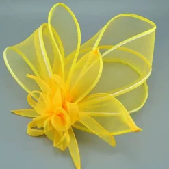 Fascinators Net Veil Hat Wedding Horse Race With Cap Floral Headpiece Headwear