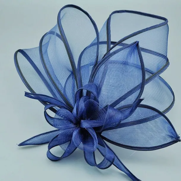 Fascinators Net Veil Hat Wedding Horse Race With Cap Floral Headpiece Headwear