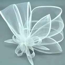 Fascinators Net Veil Hat Wedding Horse Race With Cap Floral Headpiece Headwear