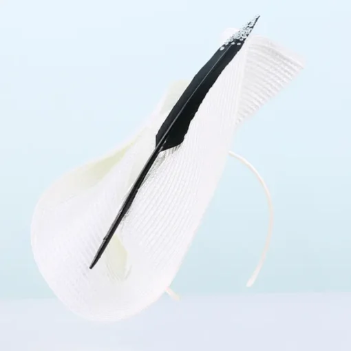 Fascinators Polyester Kentucky Derby Hat / Headwear with Feather / Floral 1pc Wedding / Party / Evening / Tea Party Headpiece