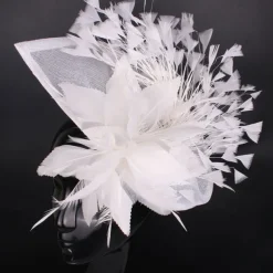 Fascinators Sinamay Wedding Tea Party Kentucky Derby Horse Race Ladies Day Vintage Fashion Handmade With Feather Headpiece Headwear