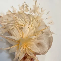 Fascinators Sinamay Wedding Tea Party Kentucky Derby Horse Race Ladies Day Vintage Fashion Handmade With Feather Headpiece Headwear