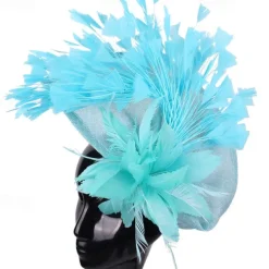 Fascinators Sinamay Wedding Tea Party Kentucky Derby Horse Race Ladies Day Vintage Fashion Handmade With Feather Headpiece Headwear
