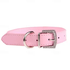 Fashion Decorative Pet Collar Neckband Rhinestone Dog Belt Pet Neck Set Collar