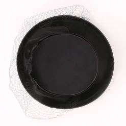 Fashion Elegant Velvet Fascinators / Hats with Bowknot / Satin Bowknot / Tulle 1PC Special Occasion / Party / Evening / Ladies Day Headpiece