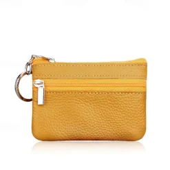 Fashion Leather Mini Coin Change Purse Wallet Clutch Zipper Small Soft Key Card Holder Money Bag Pocket Wallets