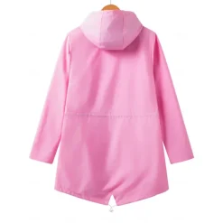 Fashionable Thin Waterproof Fabric Jacket Women's Outdoor Windbreaker Women's Outdoor Solid Color Casual Wear