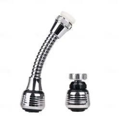 Faucet Accessories,360° Rotatble Kitchen Faucet Nozzle Adapter Bathroom Faucet Accessories Filter Sprayers Tap Water-saving Device