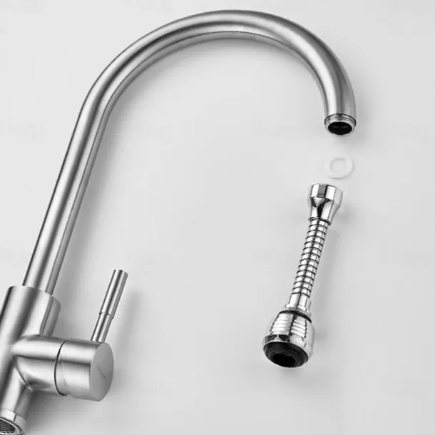 Faucet Accessories,360° Rotatble Kitchen Faucet Nozzle Adapter Bathroom Faucet Accessories Filter Sprayers Tap Water-saving Device