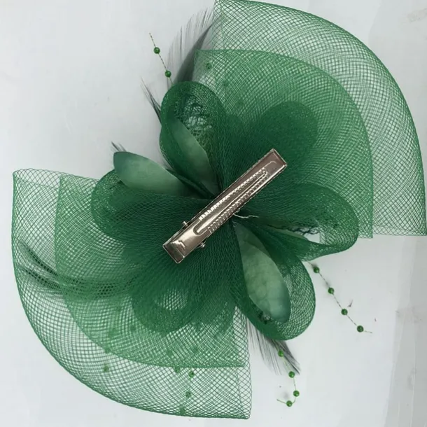 Feather / Net Fascinators Kentucky Derby Hat / Flowers with 1 Piece Wedding / Party / Evening / Horse Race Headpiece