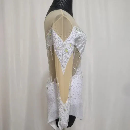Figure Skating Costume Artistic Gymnastics Performance Costume Children's Adult Training Costume Girls' Rhythmic Gymnastics Skating Skirt Sports Skirt