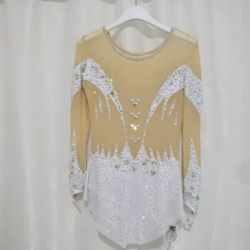 Figure Skating Costume Artistic Gymnastics Performance Costume Children's Adult Training Costume Girls' Rhythmic Gymnastics Skating Skirt Sports Skirt