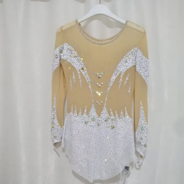 Figure Skating Costume Artistic Gymnastics Performance Costume Children's Adult Training Costume Girls' Rhythmic Gymnastics Skating Skirt Sports Skirt