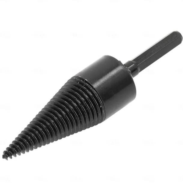 Firewood Log Splitter Drill Bit Wood Splitter Drill Bits Hex Shank Removable Heavy Duty Drill Screw Cone Driver 38mm/42mm/45mm (1.5"/1.65"/1.77")