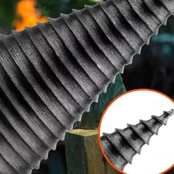 Firewood Log Splitter Drill Bit Wood Splitter Drill Bits Hex Shank Removable Heavy Duty Drill Screw Cone Driver 38mm/42mm/45mm (1.5"/1.65"/1.77")