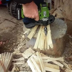 Firewood Log Splitter Drill Bit Wood Splitter Drill Bits Hex Shank Removable Heavy Duty Drill Screw Cone Driver 38mm/42mm/45mm (1.5