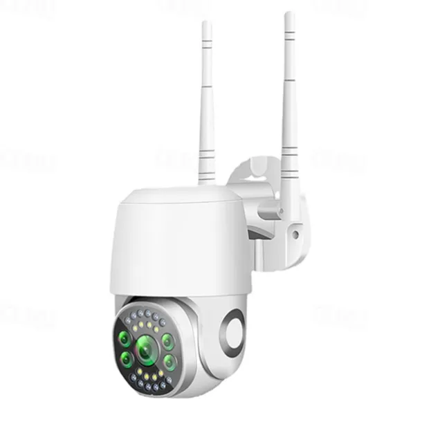 Five Lens HD 1080P/720P Wireless Speed Dome PTZ WiFi IP Camera Two-way Intercom Full Color Night Vision Motion Detection 5G Dual-band IP66 Waterproof Indoor and Outdoor Surveillance Camera