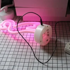 Flamingo Coconut Tree Cactus Decoration Light Night Light New Year's Xmas Decoration AA Batteries Powered USB 1pc