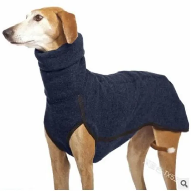 Fleece Dog Apparel Winter Warm Dog Coat Doggie Turtleneck Cozy Jacket Soft Shirt Vest Pet Outfits for Small Medium Large Dogs Greyhound