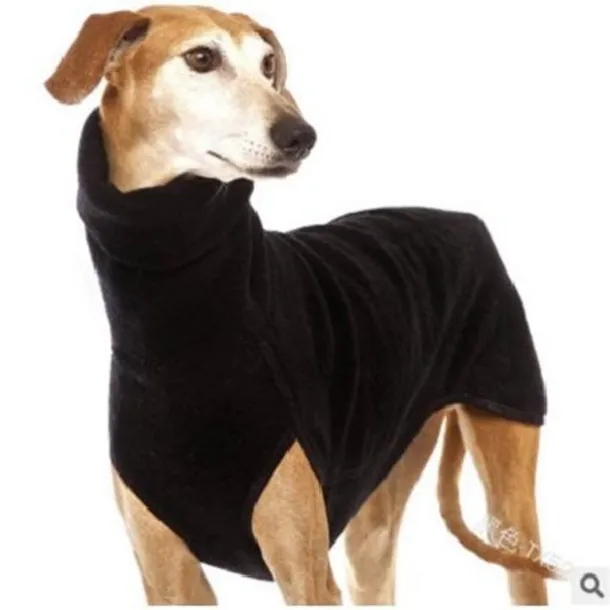 Fleece Dog Apparel Winter Warm Dog Coat Doggie Turtleneck Cozy Jacket Soft Shirt Vest Pet Outfits for Small Medium Large Dogs Greyhound