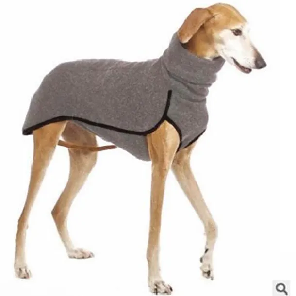 Fleece Dog Apparel Winter Warm Dog Coat Doggie Turtleneck Cozy Jacket Soft Shirt Vest Pet Outfits for Small Medium Large Dogs Greyhound