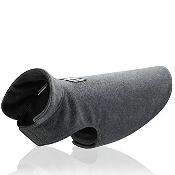 Fleece Dog Coat Pet Jacket Reflective For Cold Weather For Extra Large To Small Pets(grey)for Corgi Husky Yingdou Golden Retriever